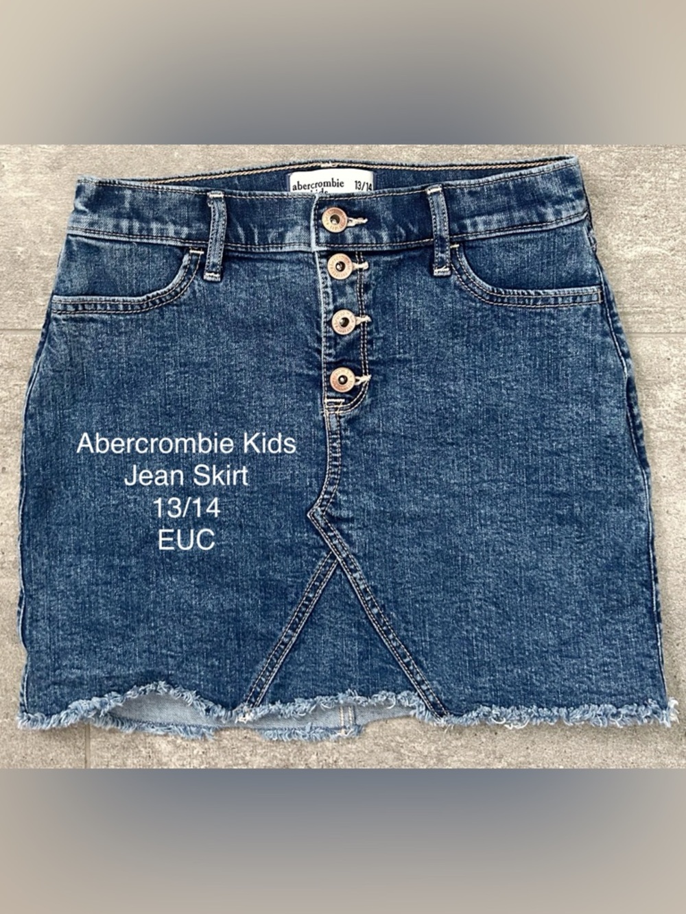 Abercrombie Kids Jean Skirt Size 13/14